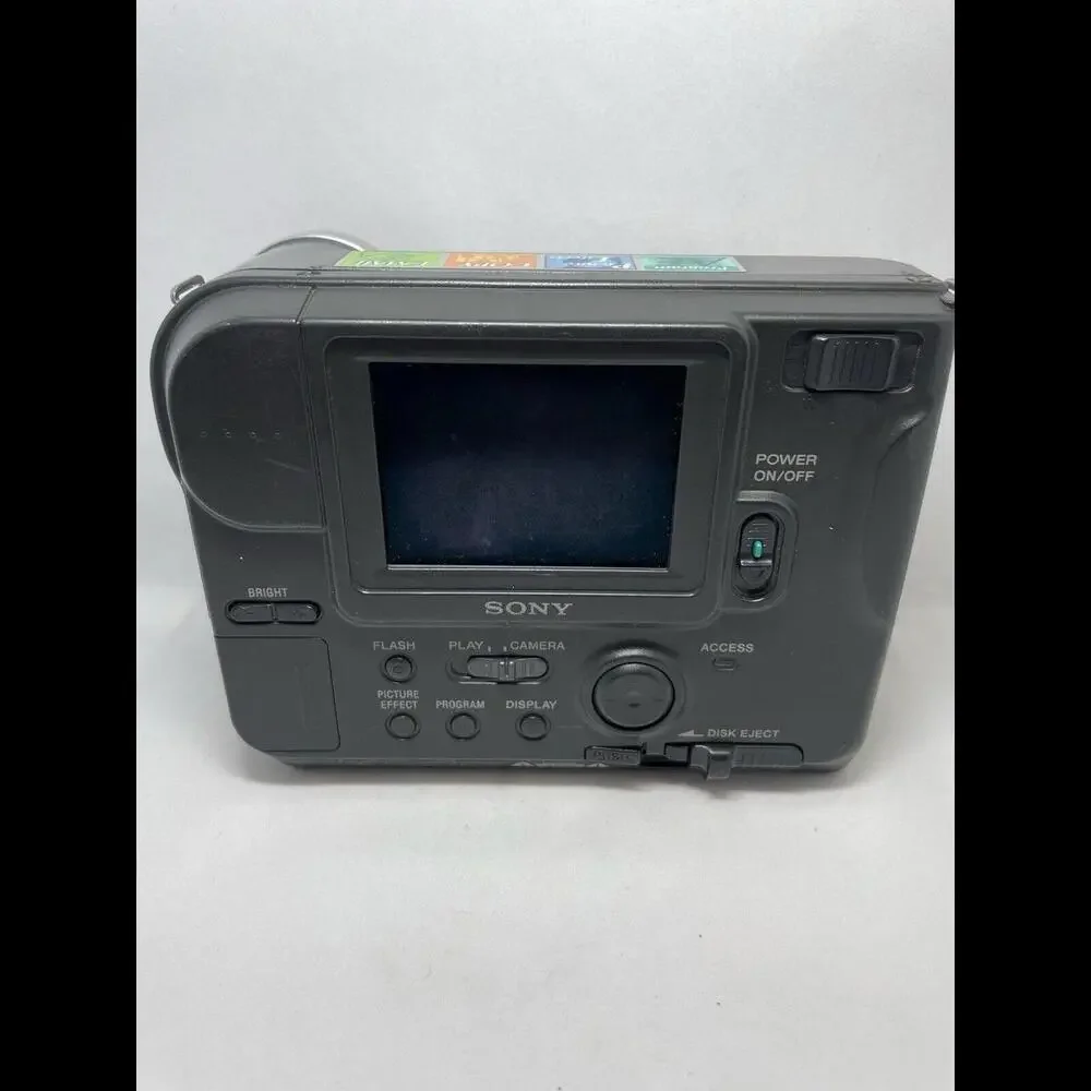 Sony Mavica MVC-FD73 10X Optical Zoom Digital Still Camera Turns On Parts Repair